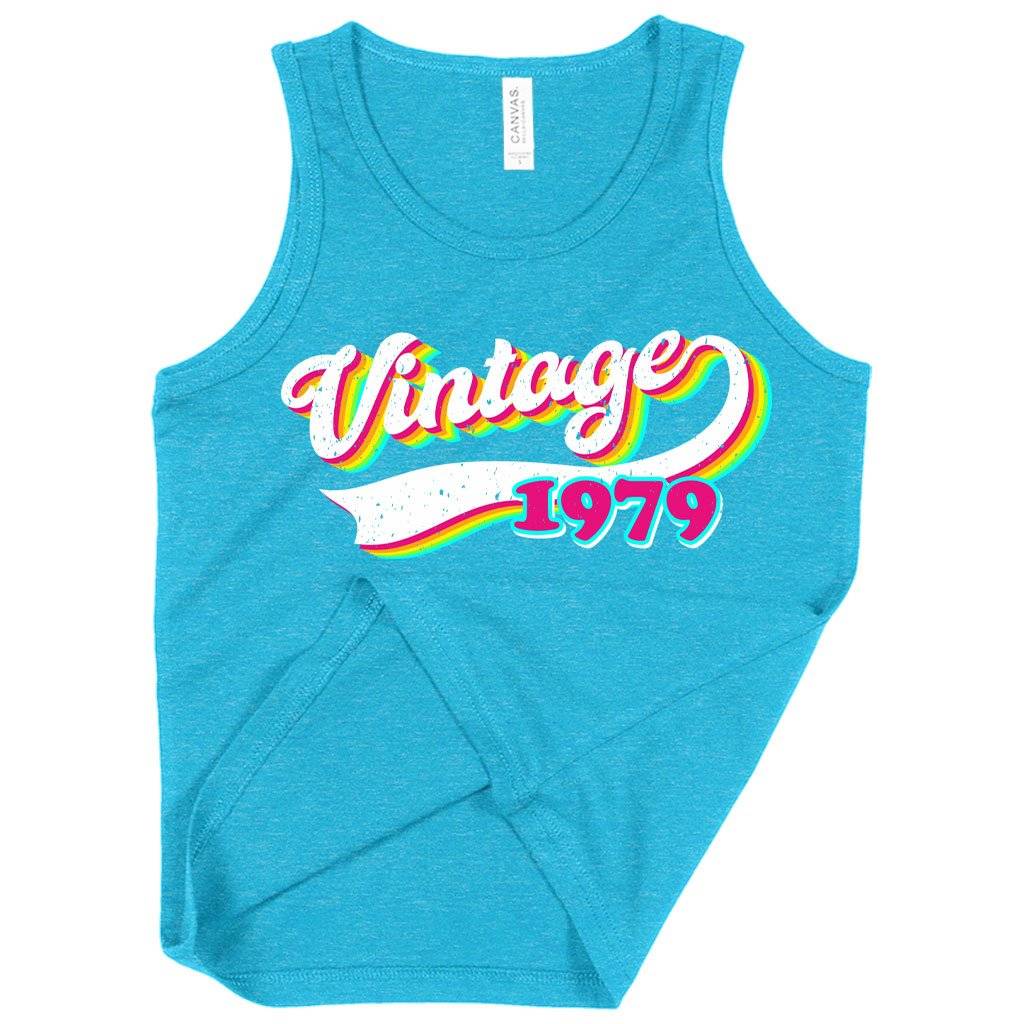 81878-ada1ef.jpeg Kids' Vintage 1979 Tank Kids & Baby Kids' Clothing Color : White|Neon Blue|Black