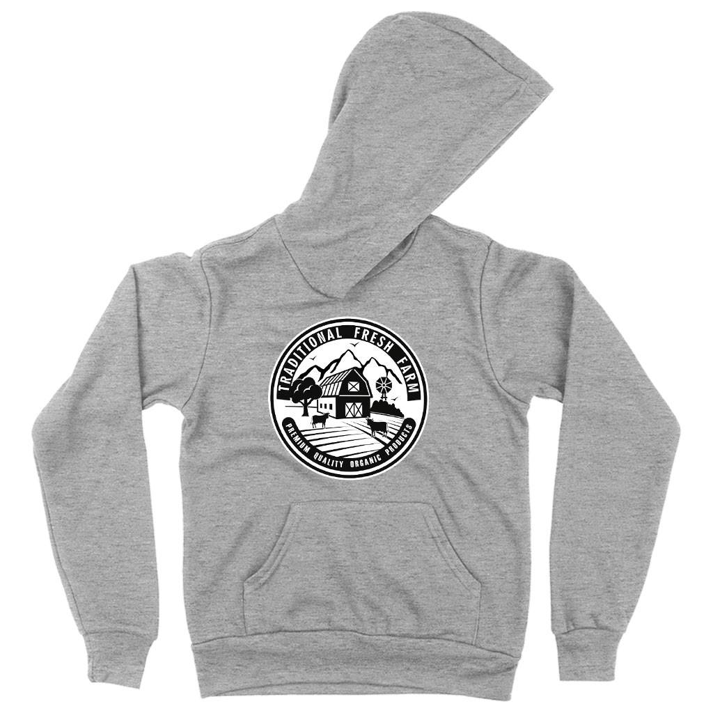 82073-81081e.jpeg Kids' Sponge Fleece Traditional Fresh Farm Hoodie - Farm Designs Hoodie - Farm Themed Hoodie Kids & Baby Kids' Clothing Color : Athletic Heather|Military Green|Black