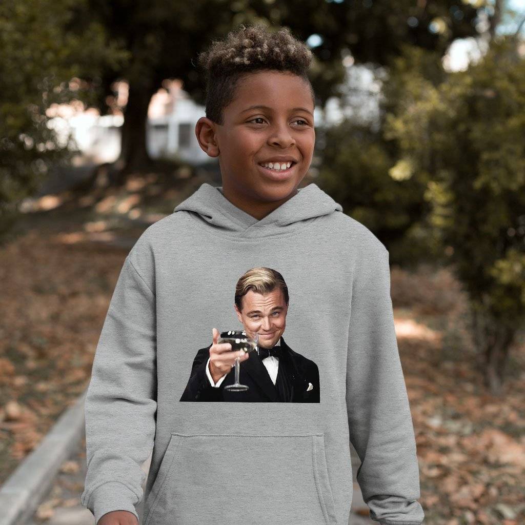 82075-5629a9.jpeg Kids' Sponge Fleece The Great Gatsby Hoodie - Leonardo DiCaprio Hoodie Kids & Baby Kids' Clothing Color : Military Green|Athletic Heather|Mauve