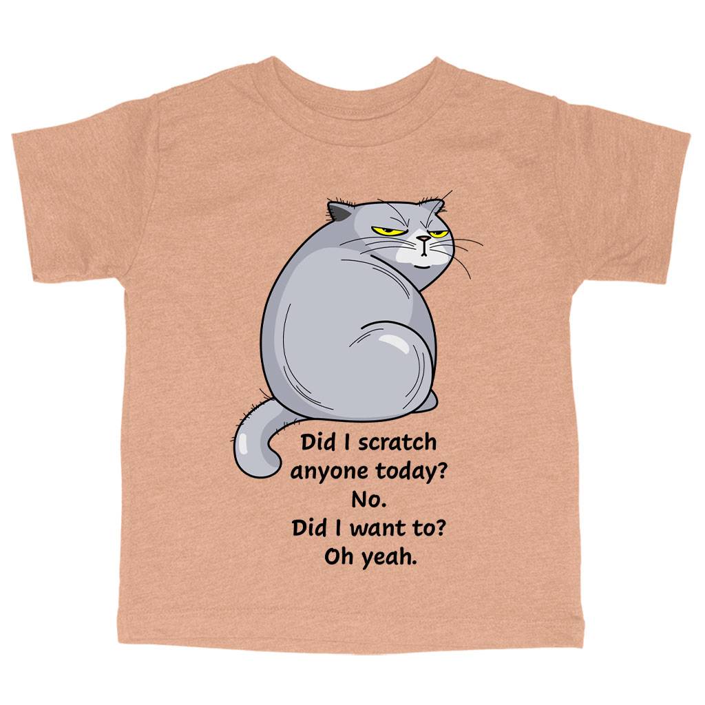 82153-381a8f.jpeg Toddler Did I Scratch Anyone Today Funny Cat T-Shirt - Sarcastic T-Shirt Kids & Baby Toddler Clothing Color : Ice Blue Triblend|Olive Triblend|Peach Triblend