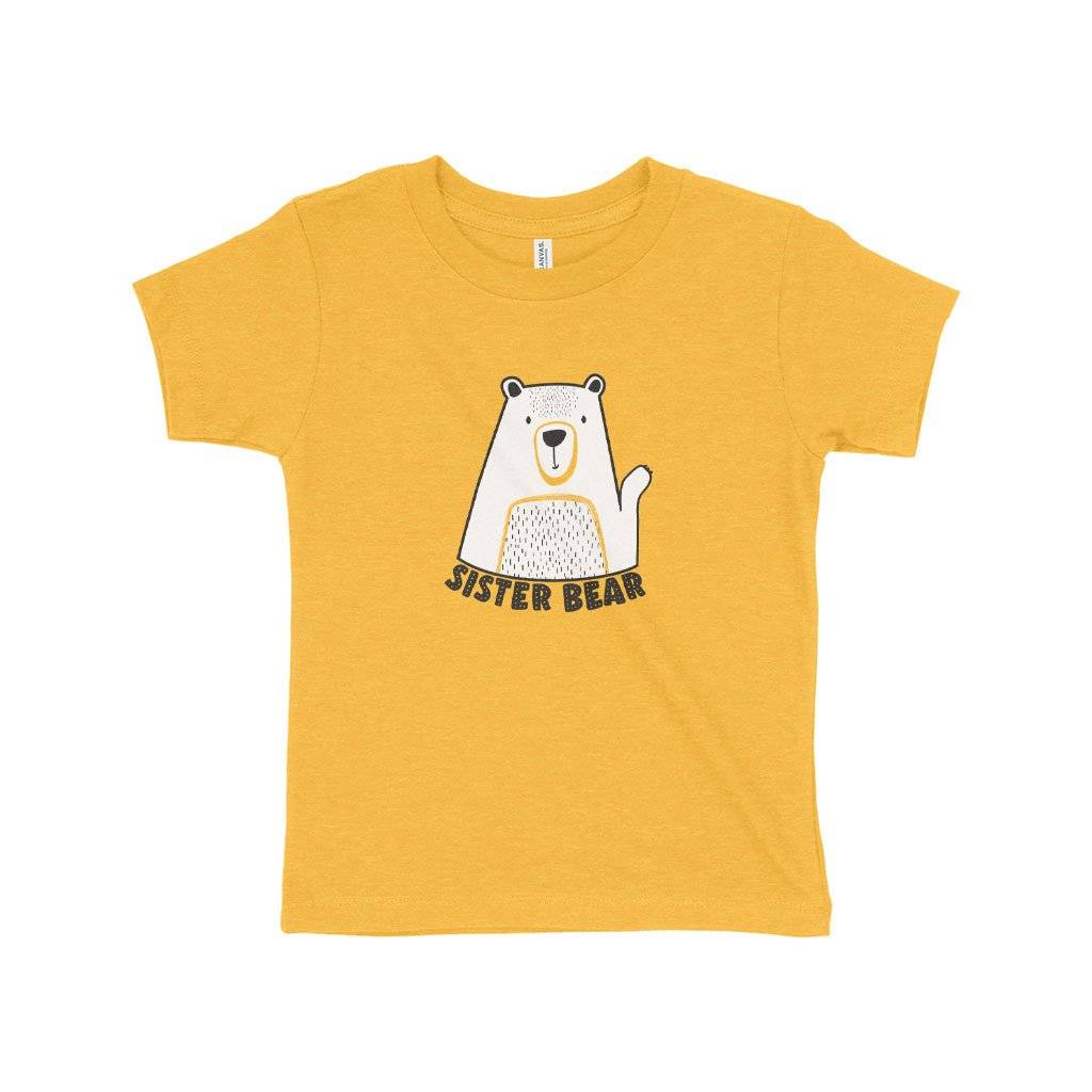 82269-3158af.jpeg Toddler Sister Bear T-Shirt Kids & Baby Toddler Clothing Color : Athletic Heather|Heather Dust|Heather Yellow Gold