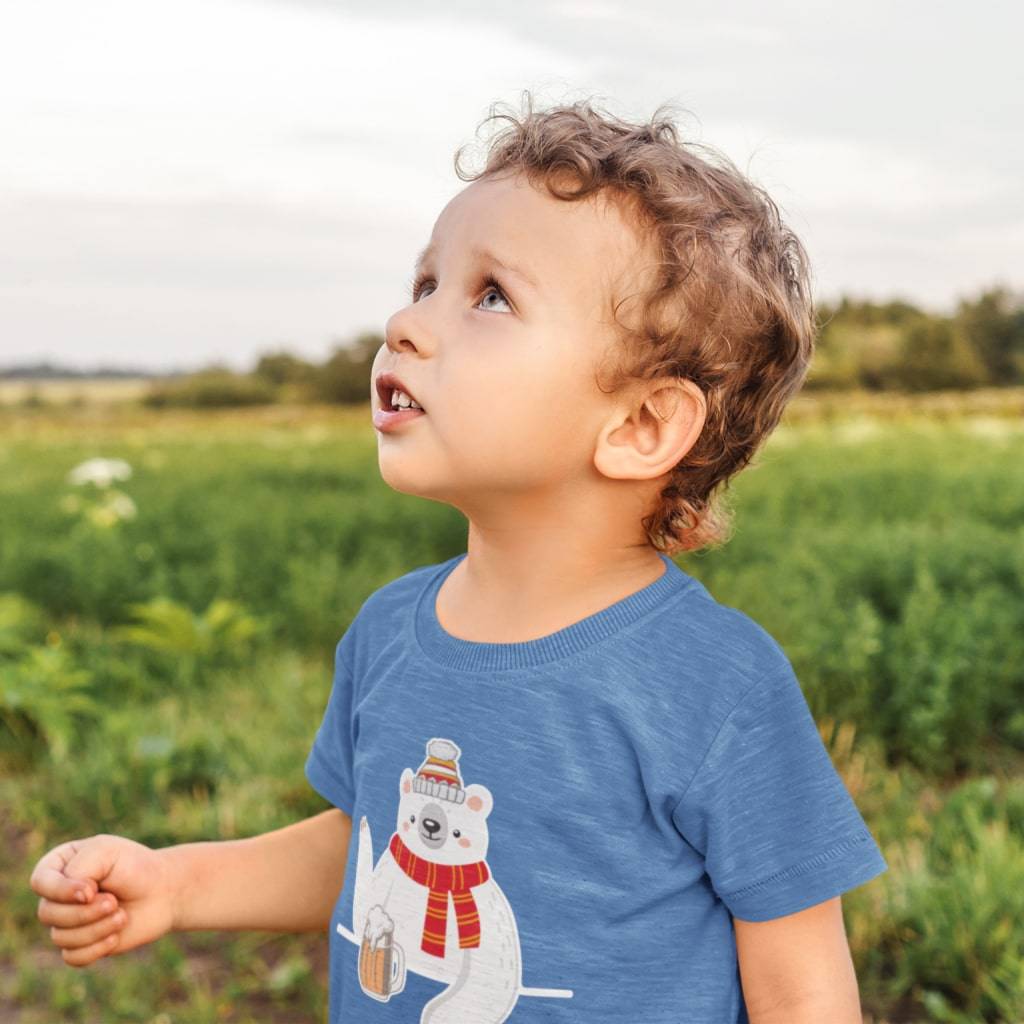 82270-1fb978.jpg Toddler Polar Bear T-Shirt Kids & Baby Toddler Clothing Color : Heather Columbia Blue|Heather Dust|Kelly