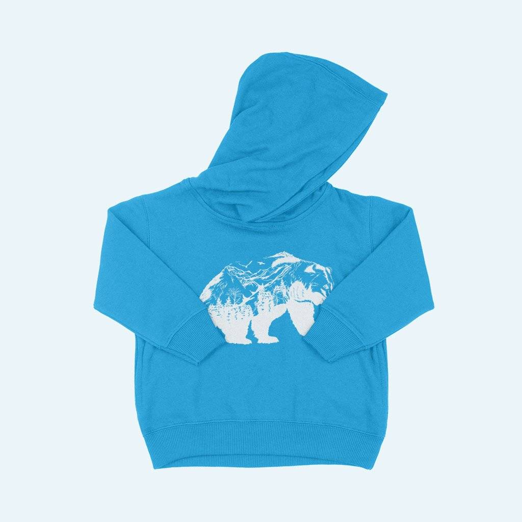 82272-576521.jpeg Toddler Mountain Bear Hoodie Kids & Baby Toddler Clothing Color : White|Turquoise|Kelly