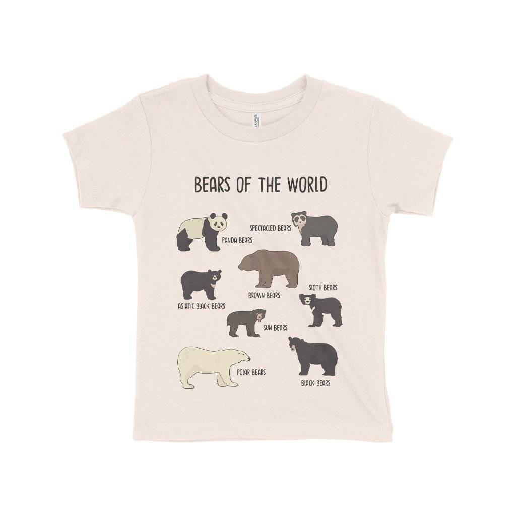 82282-115156.jpeg Toddler Bears of the World T-Shirt Kids & Baby Toddler Clothing Color : Athletic Heather|Heather Dust|Heather Yellow Gold