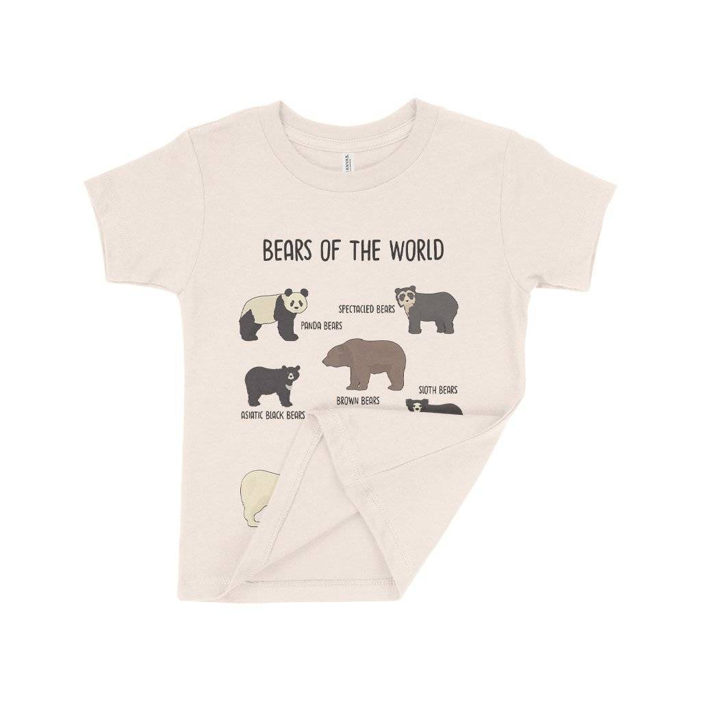 82282-c7dc74.jpeg Toddler Bears of the World T-Shirt Kids & Baby Toddler Clothing Color : Athletic Heather|Heather Dust|Heather Yellow Gold