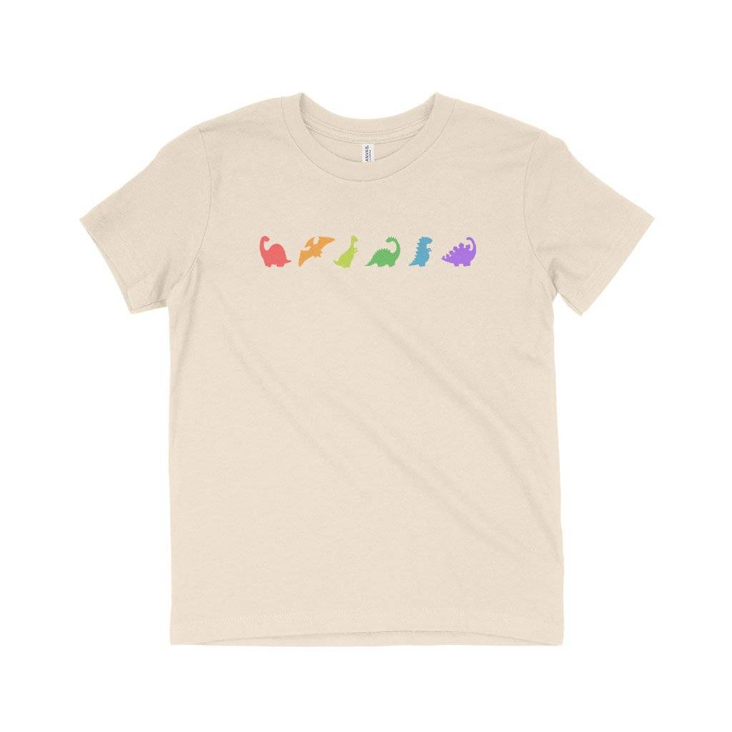 82528-36ff0b.jpeg Rainbow Dinosaur Kids' T-Shirt Kids & Baby Kids' Clothing Color : White|Natural|Black