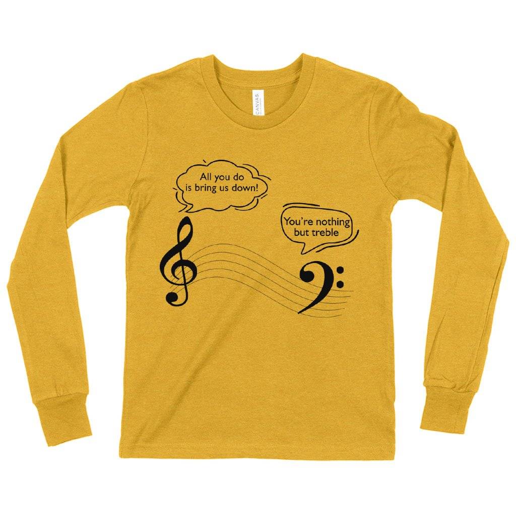 82543-1c5310.jpeg Kids' All You Do Is Bring Us Down Long Sleeve T-Shirt - Funny Music T-Shirts - Musician T-Shirts Kids & Baby Kids' Clothing Color : Heather Yellow Gold|White|Black