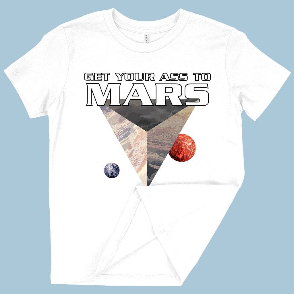 82544-a66024.jpeg Kids' Get Your Ass to Mars T-Shirt - Total Recall T-Shirt Kids & Baby Kids' Clothing Color : White|Black|Columbia Blue
