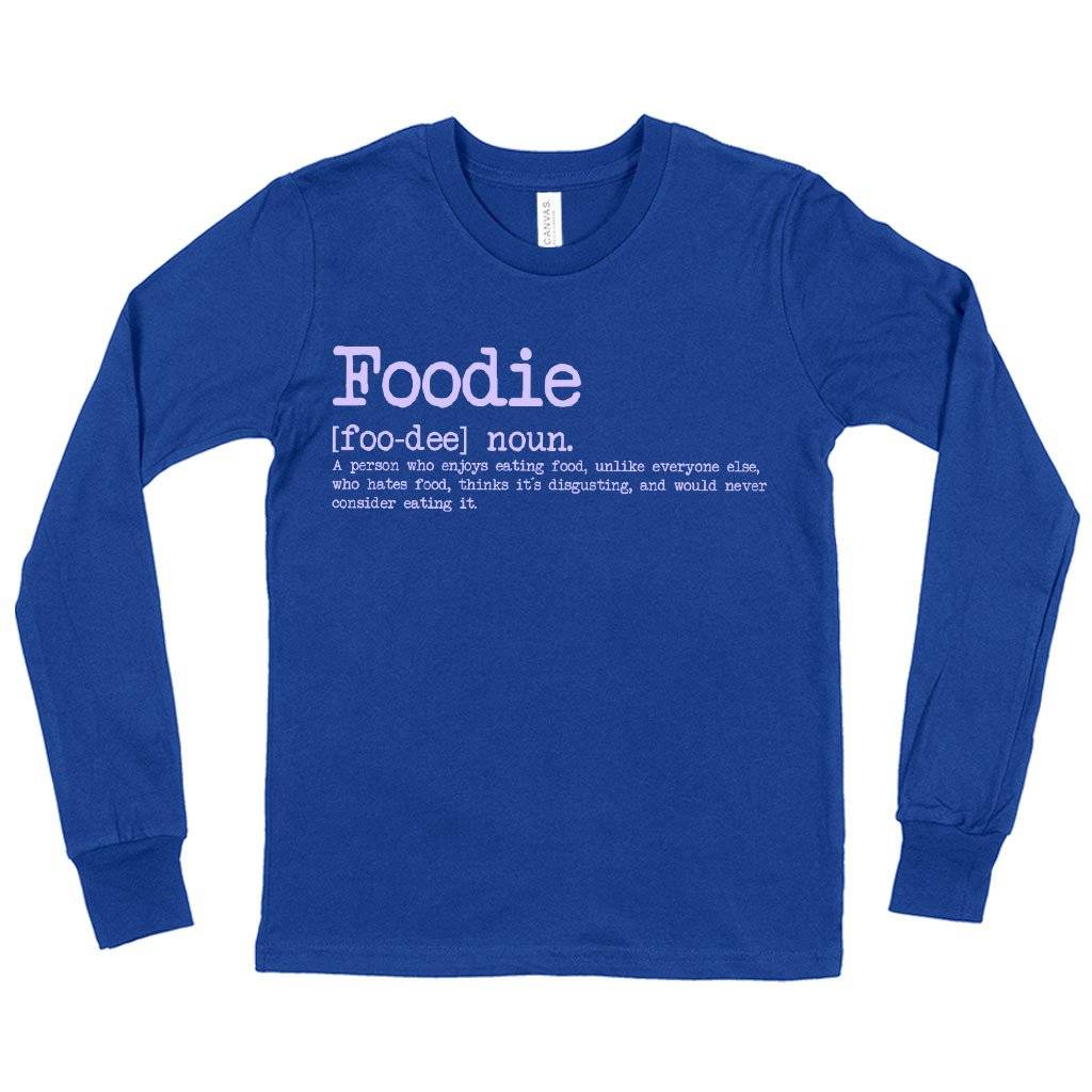 82556-d035a3.jpeg Kids' Foodie Long Sleeve T-Shirt - Funny Food T-Shirts Kids & Baby Kids' Clothing Color : White|True Royal Blue|Heather Yellow Gold