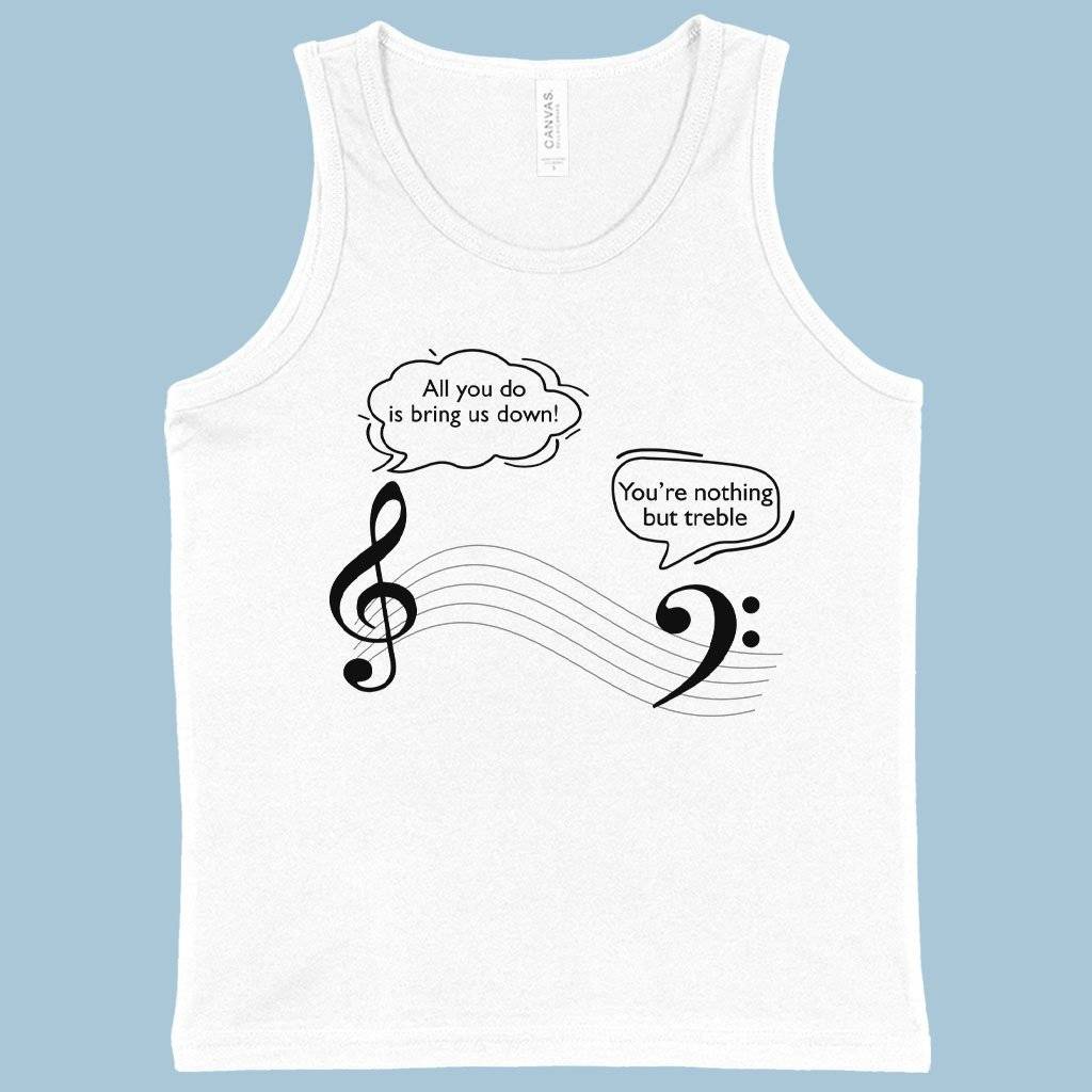 82557-c65d2a.jpeg Kids' All You Do Is Bring Us Down Tank - Funny Music Tanks - Musician Tanks Kids & Baby Kids' Clothing Color : White|Athletic Heather|Black