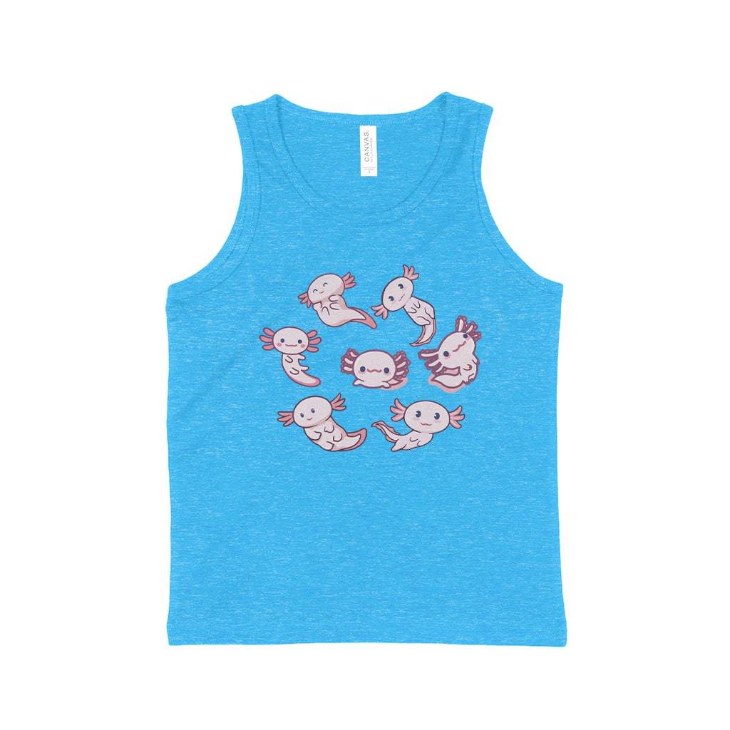82719-7a296f.jpeg Axolotls Kids' Jersey Tank Kids & Baby Kids' Clothing Color : White|Neon Pink|Neon Blue