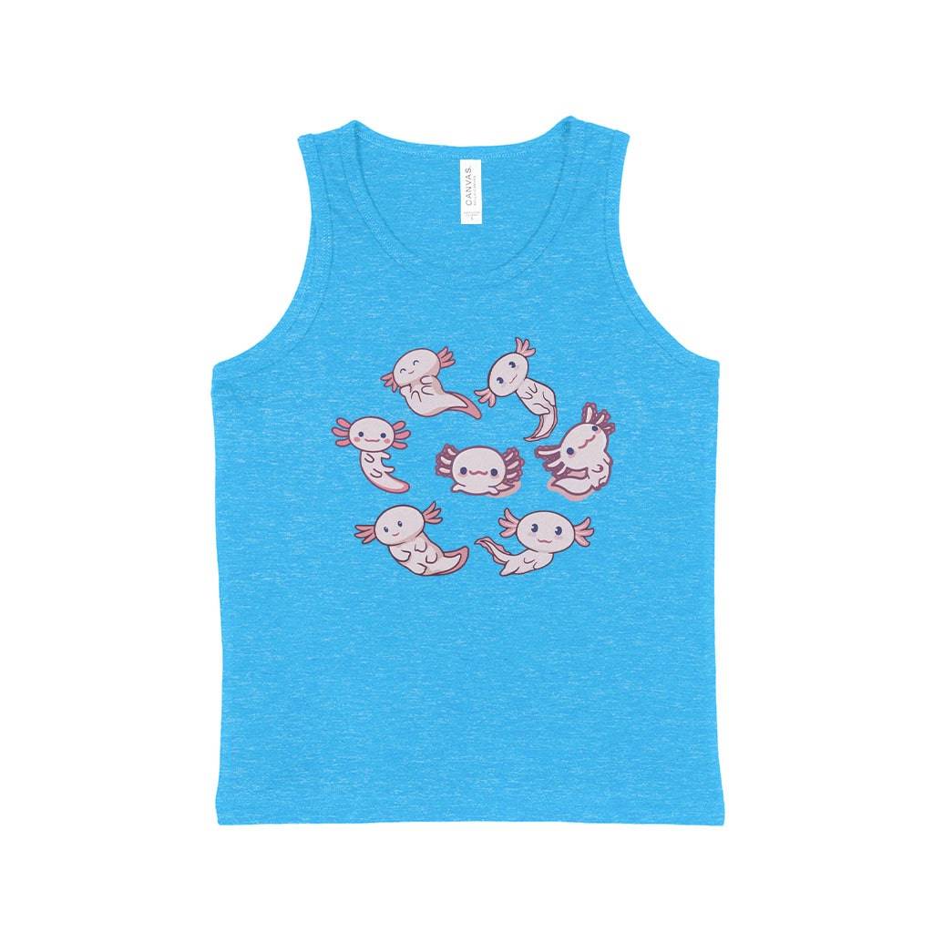82719-948bef.jpeg Axolotls Kids' Jersey Tank Kids & Baby Kids' Clothing Color : White|Neon Pink|Neon Blue