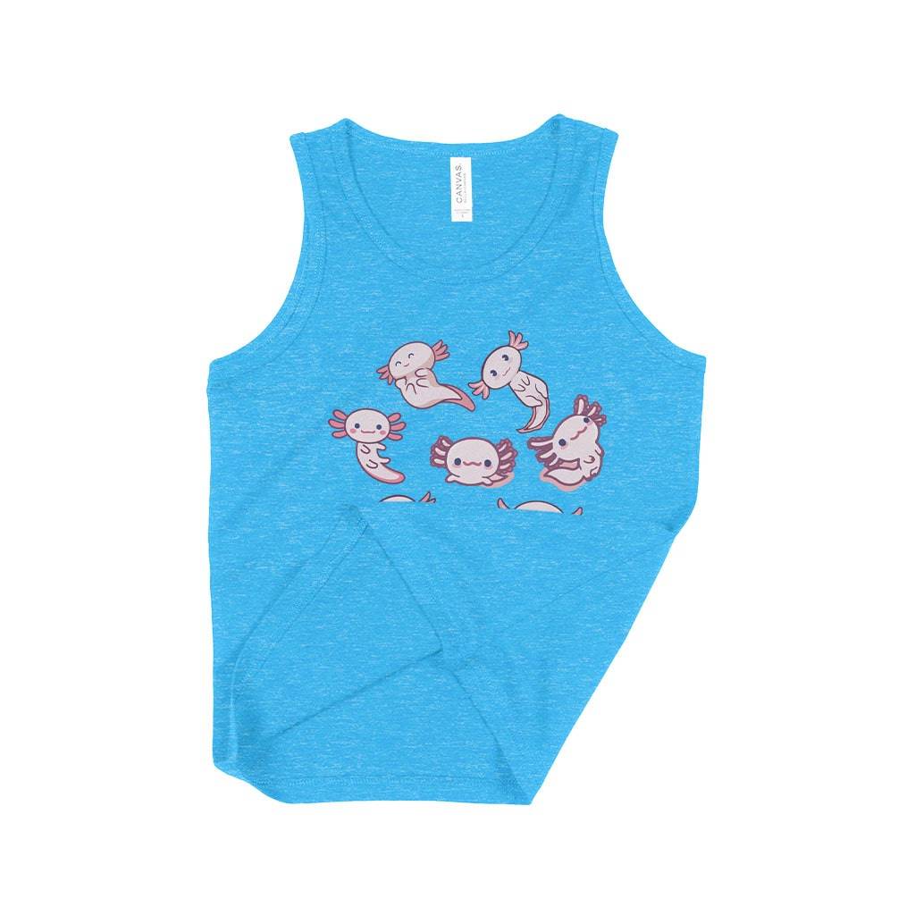 82719-9edfed.jpeg Axolotls Kids' Jersey Tank Kids & Baby Kids' Clothing Color : White|Neon Pink|Neon Blue