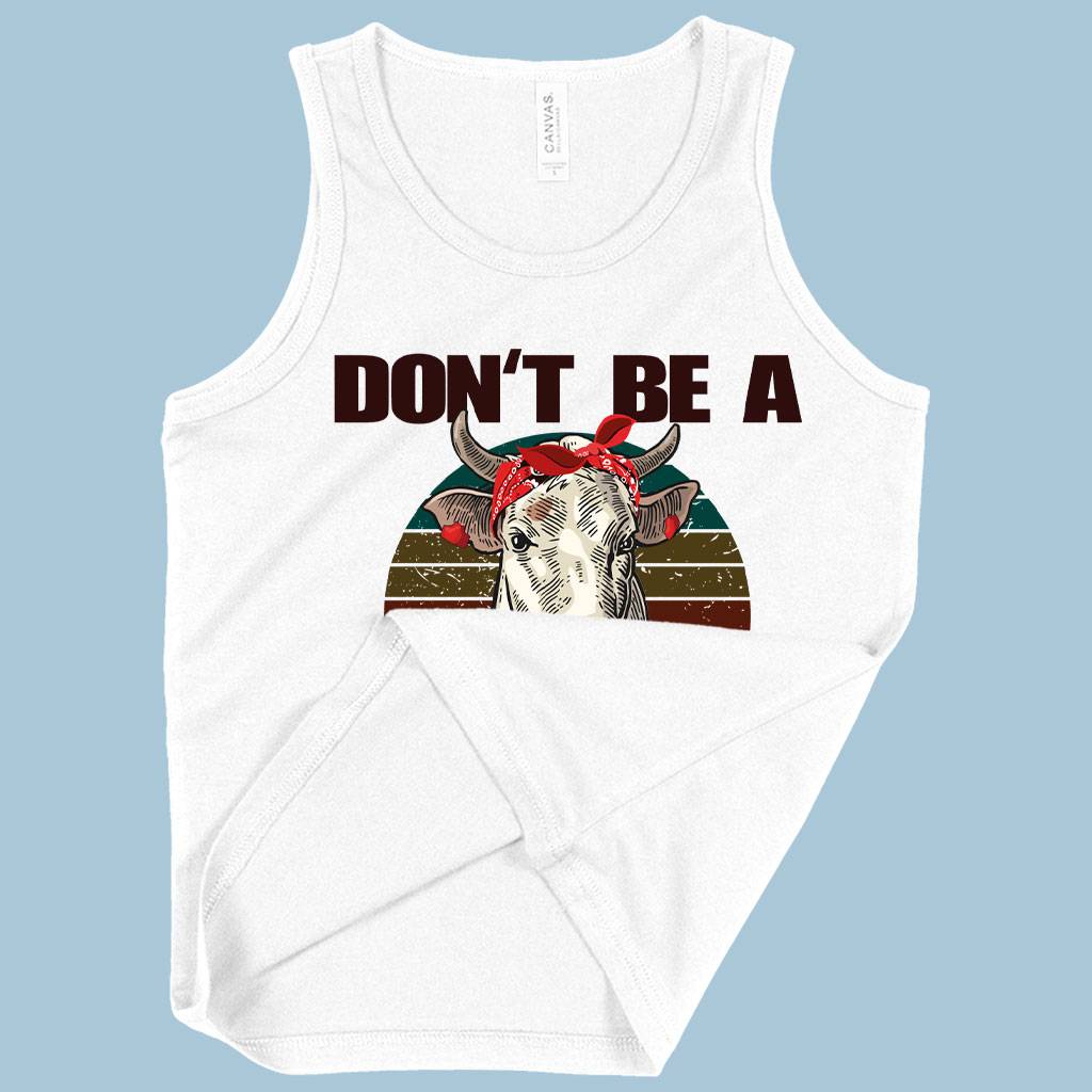 82831-4d8599.jpeg Kids' Don’t Be a Salty Heifer Tank - Cow Tank Kids & Baby Kids' Clothing Color : White|Athletic Heather|Black