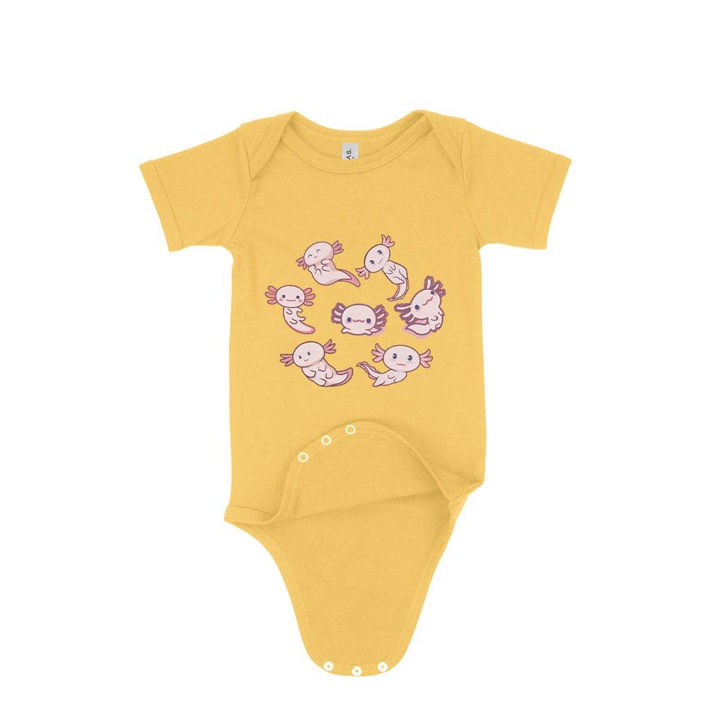83047-a1499e.jpeg Axolotls Baby Jersey One-Piece Baby Clothing Kids & Baby Color : White|Heather Dust|Pink|Yellow|Heather Columbia Blue