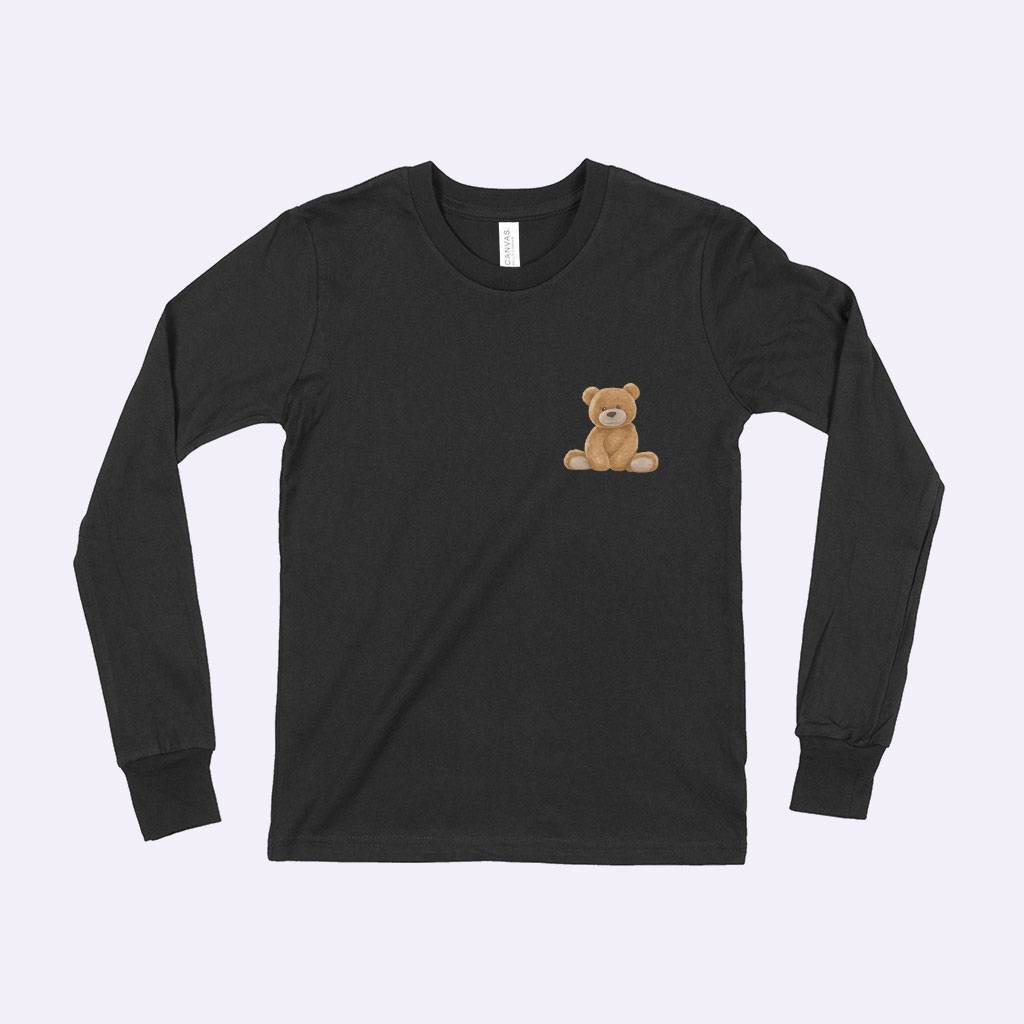 83226-4ae34f.jpeg Kids' Long Sleeve Teddy Bear T-Shirt Kids & Baby Kids' Clothing Color : White|Black|True Royal Blue