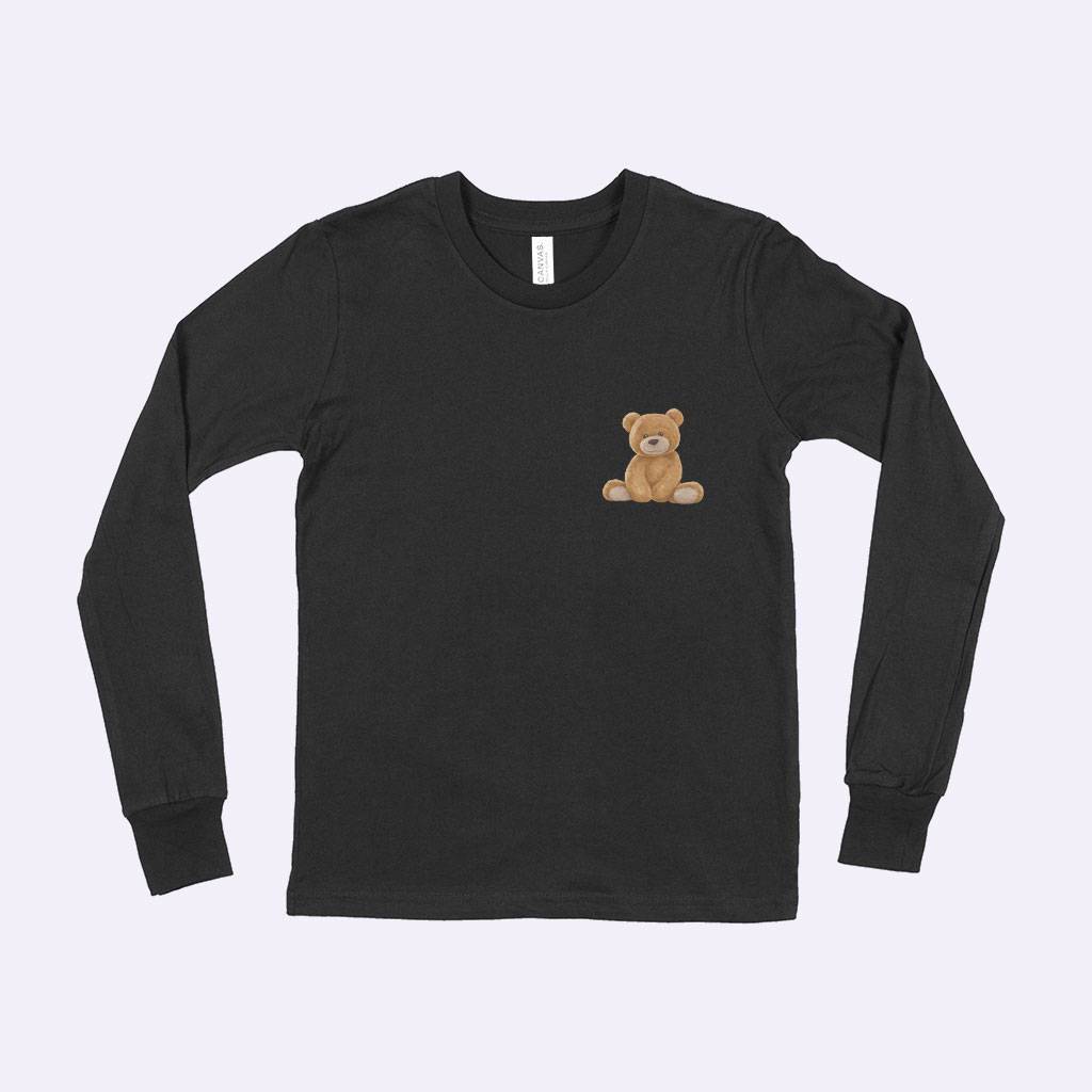 83226-74c1af.jpeg Kids' Long Sleeve Teddy Bear T-Shirt Kids & Baby Kids' Clothing Color : White|Black|True Royal Blue