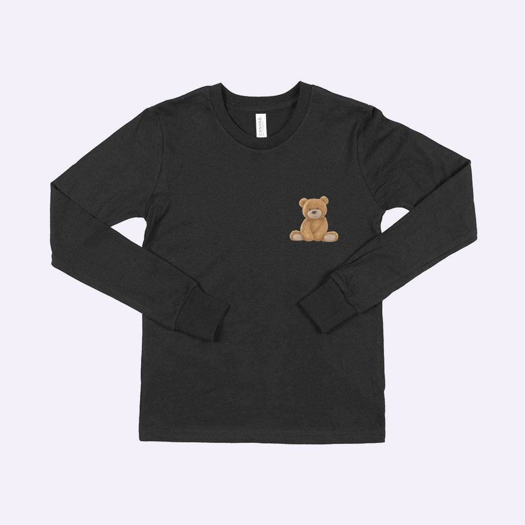 83226-f6e48f.jpeg Kids' Long Sleeve Teddy Bear T-Shirt Kids & Baby Kids' Clothing Color : White|Black|True Royal Blue