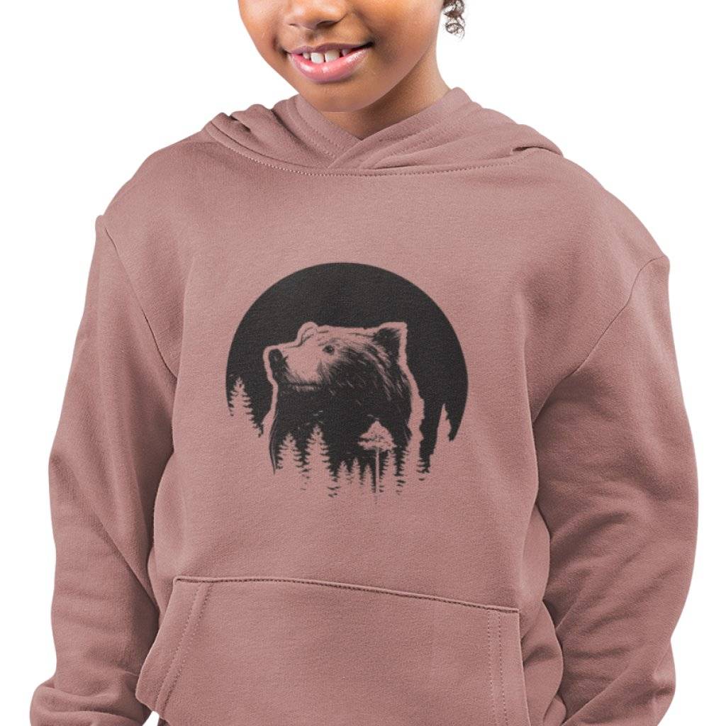 83243-28b4ec.jpg Kids' Sponge Fleece Bear Hoodie Kids & Baby Kids' Clothing Color : Athletic Heather|Mauve