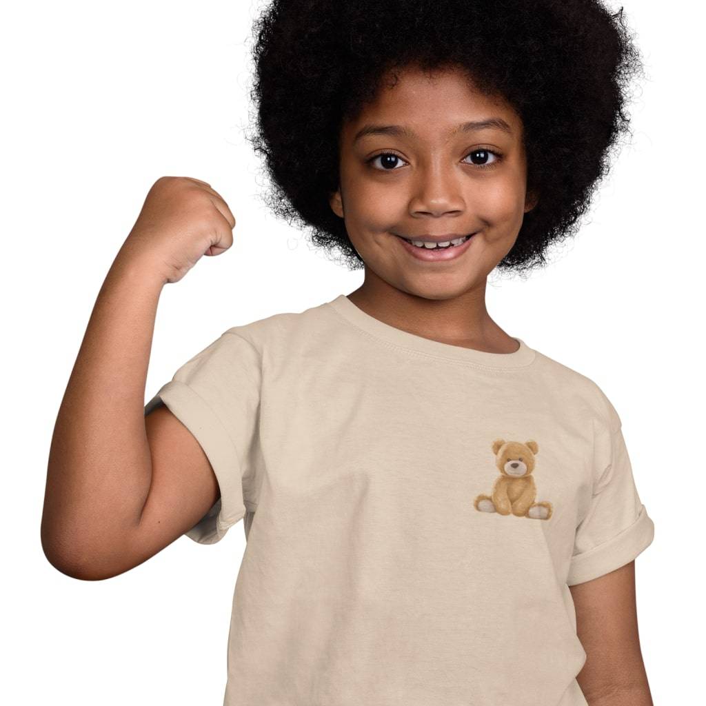 83261-16d7b4.jpg Kids' Teddy Bear T-Shirt Kids & Baby Kids' Clothing Color : White|Natural|Black