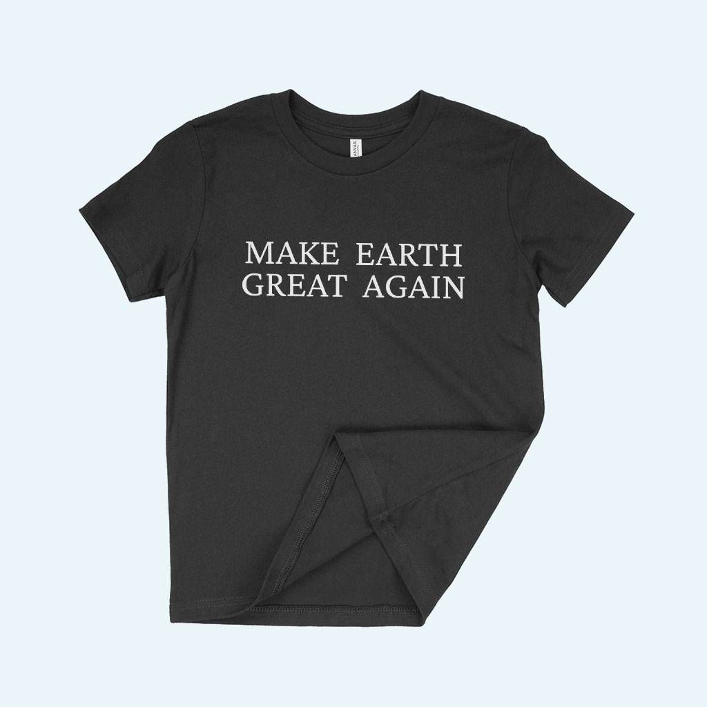 83275-3112b4.jpeg Make Earth Great Again Kids' Jersey T-Shirt Kids & Baby Kids' Clothing Color : White|Black|Natural