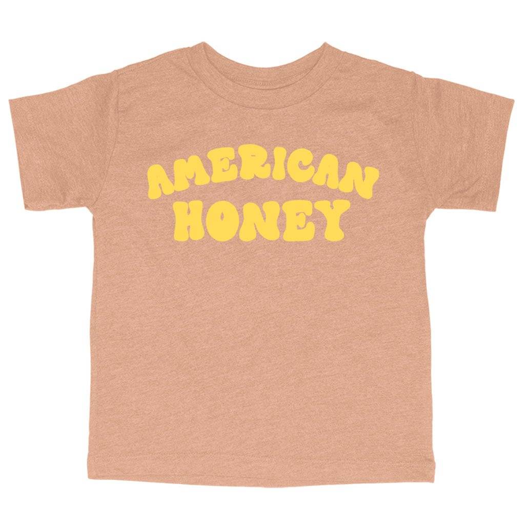 83352-2e9809.jpeg Triblend Toddler American Honey T-Shirt - Graphic Tee Shirt Kids & Baby Toddler Clothing Color : Ice Blue Triblend|Olive Triblend|Peach Triblend