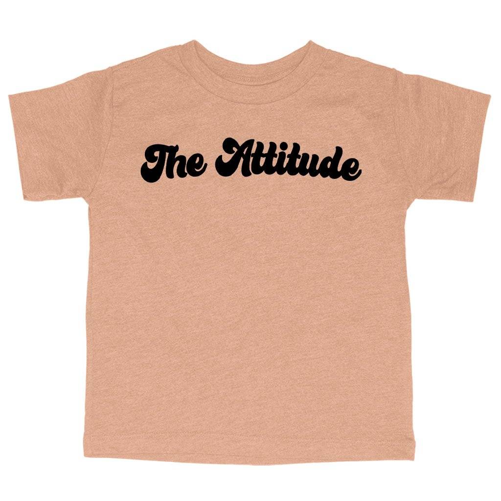 83354-584ab1.jpeg Triblend Toddler The Attitude T-Shirt - Attitude Clothing Kids & Baby Toddler Clothing Color : Ice Blue Triblend|Olive Triblend|Peach Triblend