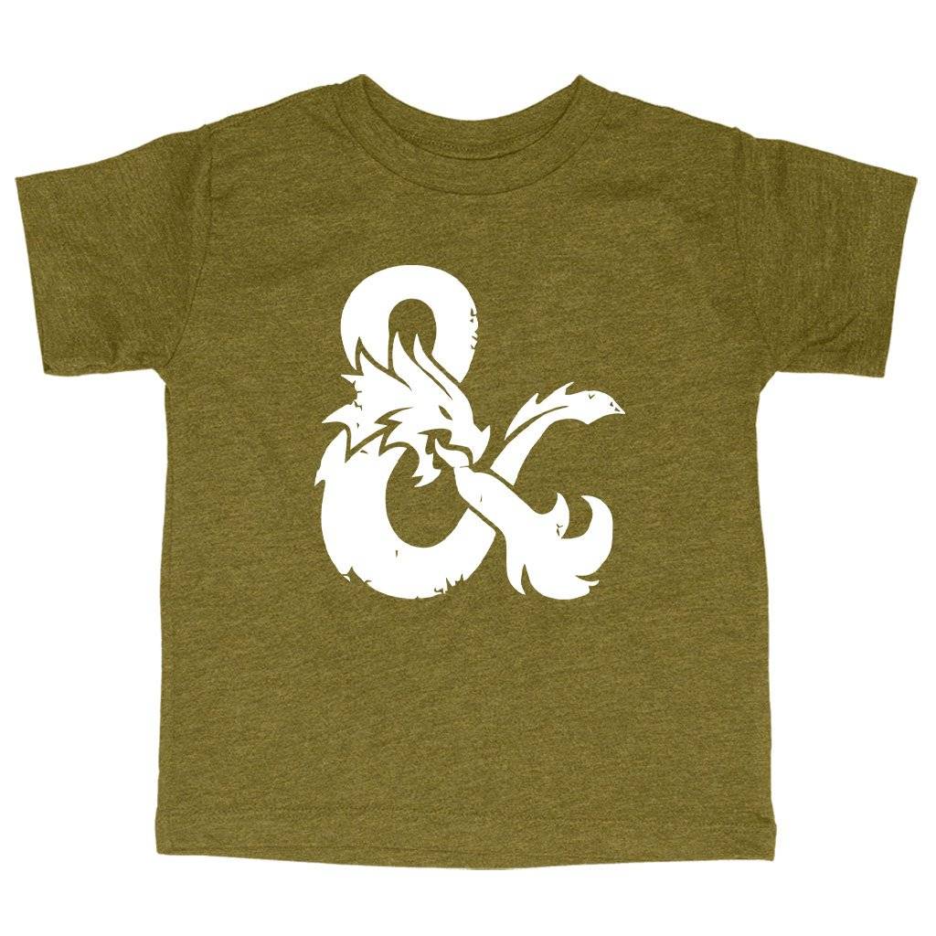 83357-004d21.jpeg Triblend Toddler Dragon Ampersand T-Shirt Kids & Baby Toddler Clothing Color : Ice Blue Triblend|Olive Triblend|Peach Triblend