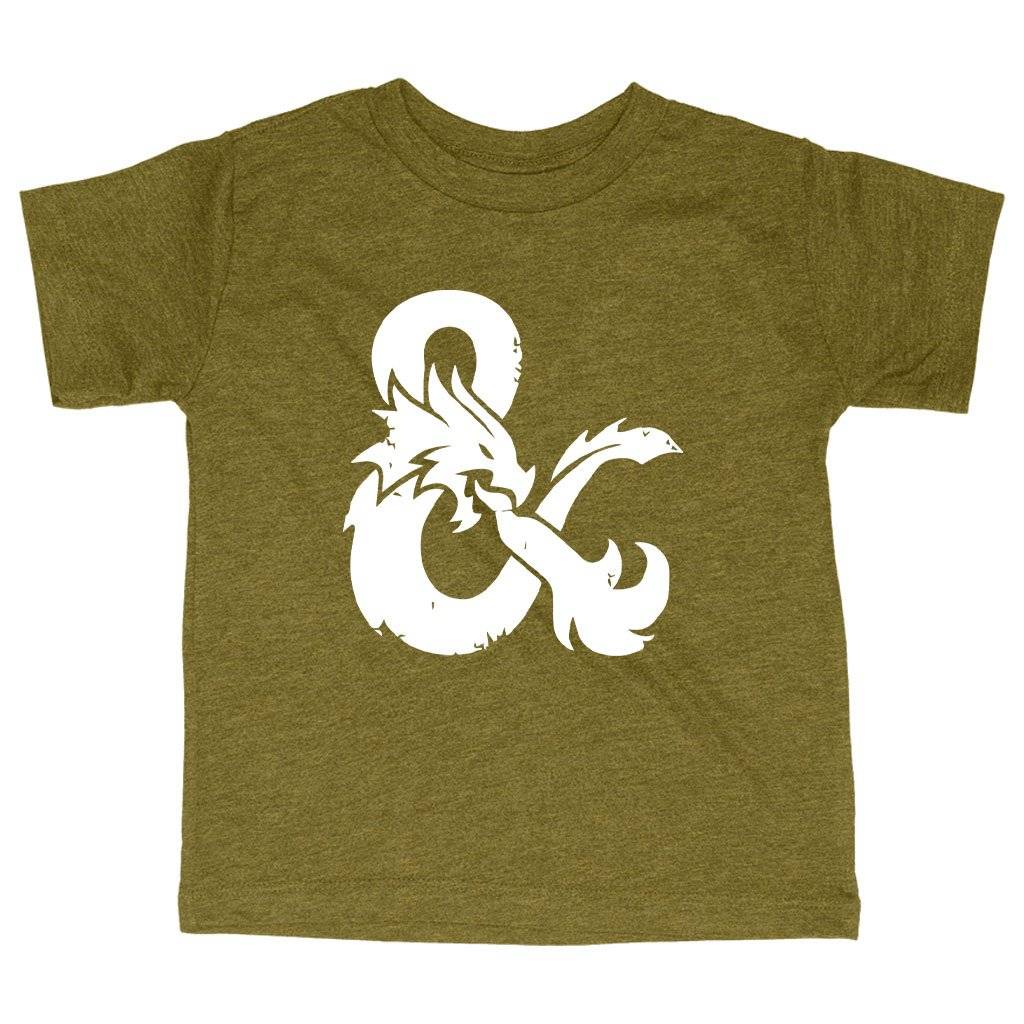 83357-958b2a.jpeg Triblend Toddler Dragon Ampersand T-Shirt Kids & Baby Toddler Clothing Color : Ice Blue Triblend|Olive Triblend|Peach Triblend