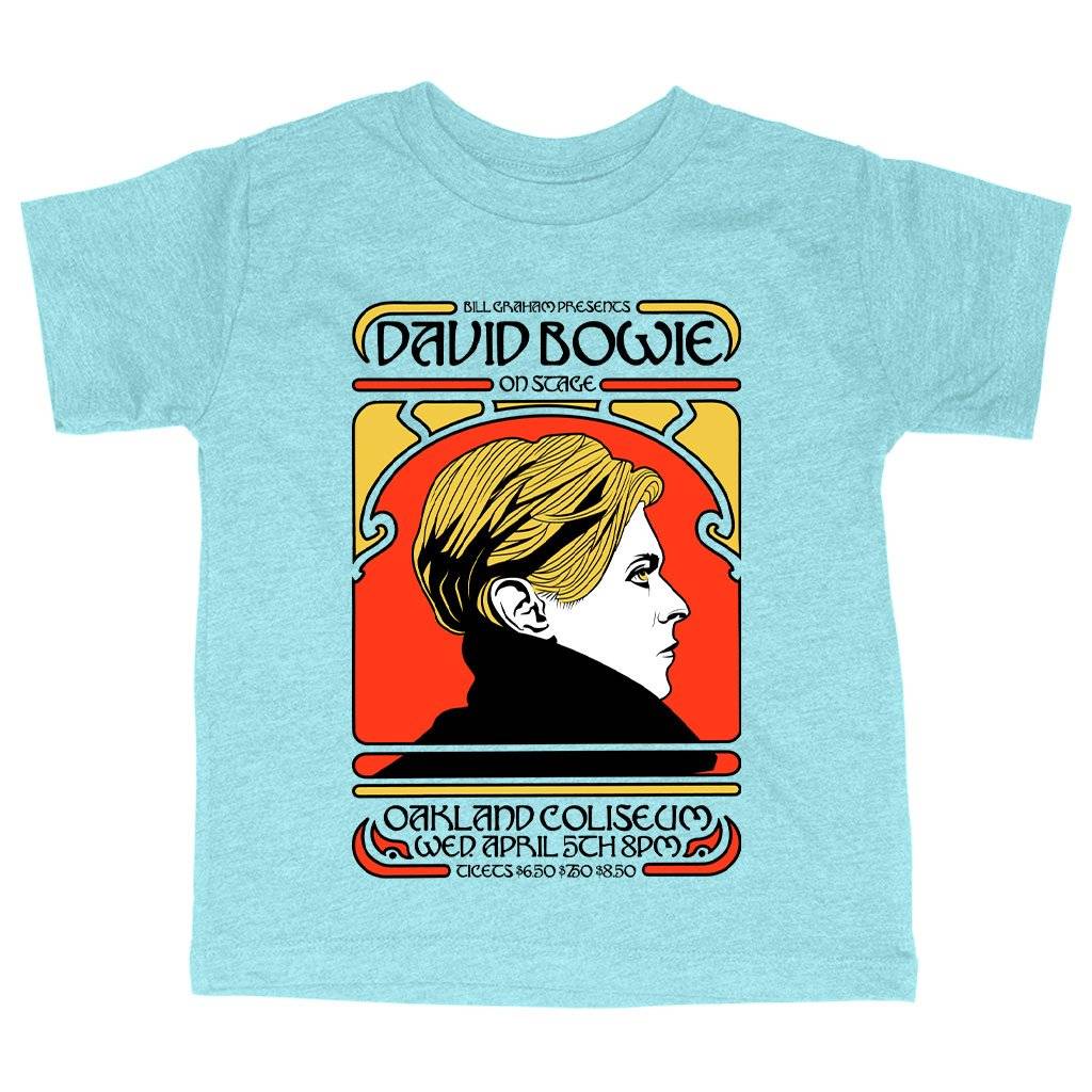 83358-a83b75.jpeg Triblend Toddler David Bowie T-Shirt - 70's Rock T-Shirts Kids & Baby Toddler Clothing Color : Ice Blue Triblend|Olive Triblend|Peach Triblend