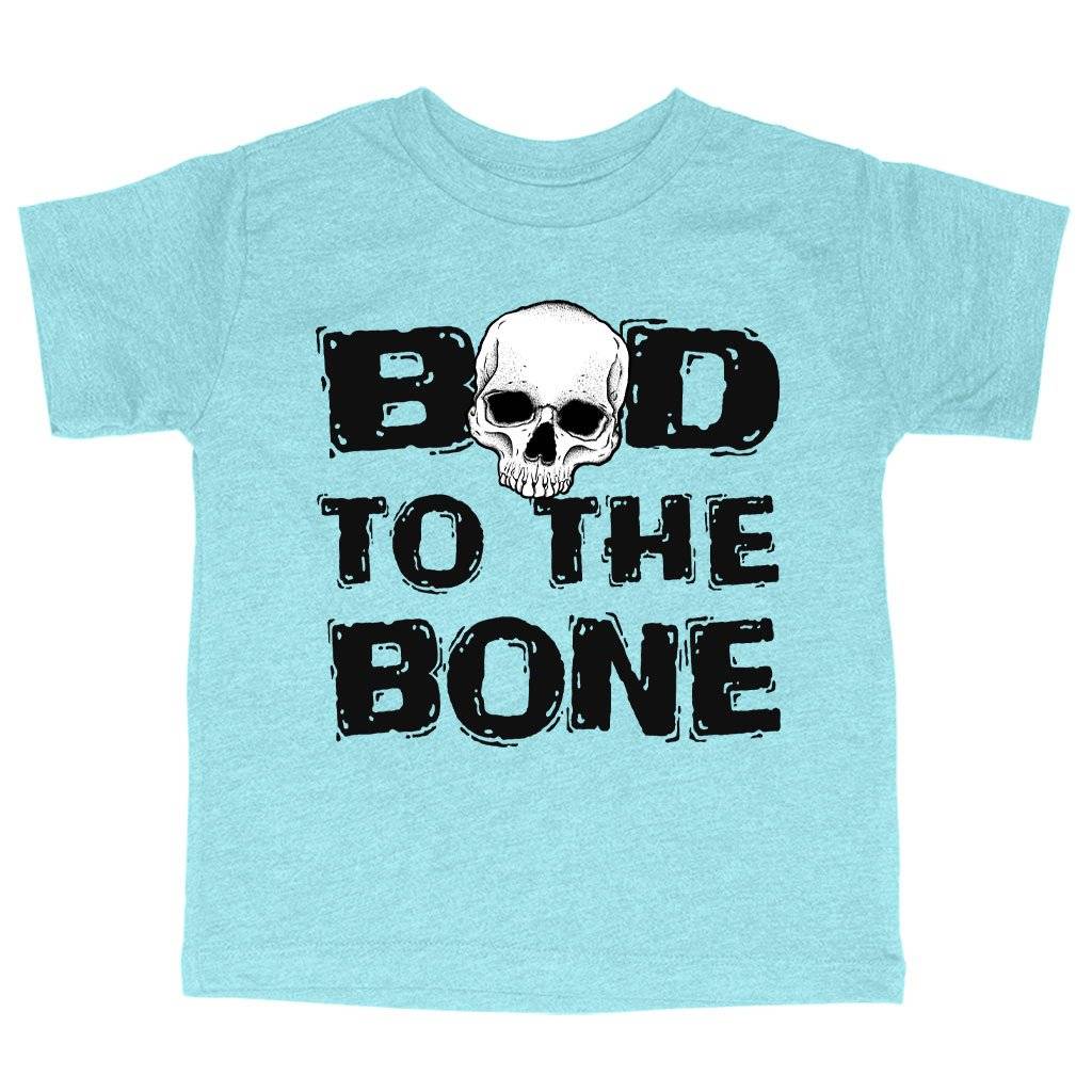 83360-ddaa91.jpeg Triblend Toddler Bad to the Bone T-Shirt - Grapic Tee Shirts Kids & Baby Toddler Clothing Color : Ice Blue Triblend|Peach Triblend|Olive Triblend
