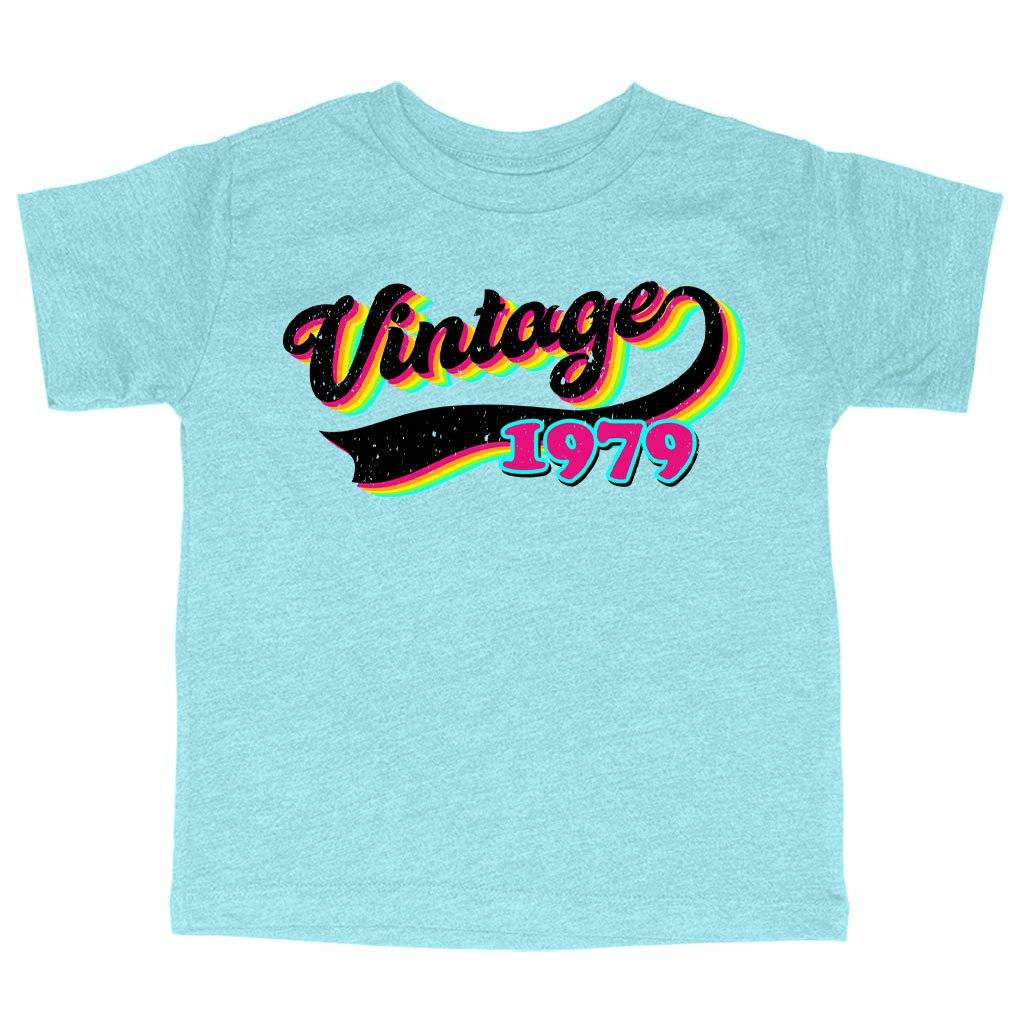 83361-9bba47.jpeg Triblend Toddler Vintage 1979 T-Shirt Kids & Baby Toddler Clothing Color : Ice Blue Triblend|Olive Triblend|Peach Triblend