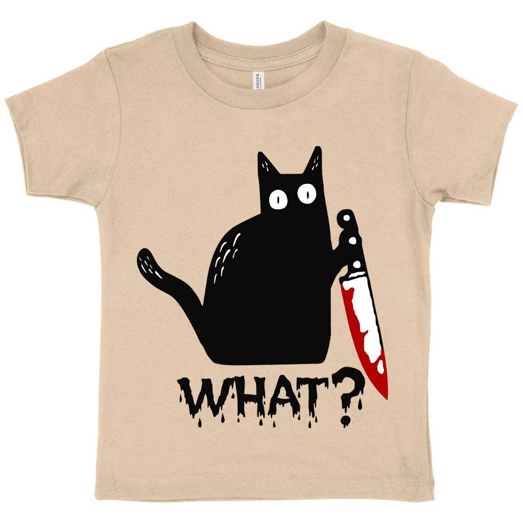83936-b1ee7e.jpeg Toddler What Funny Cat T-Shirt - Cat T-Shirt for Kids Kids & Baby Toddler Clothing Color : Heather Dust|Heather Yellow Gold|Kelly