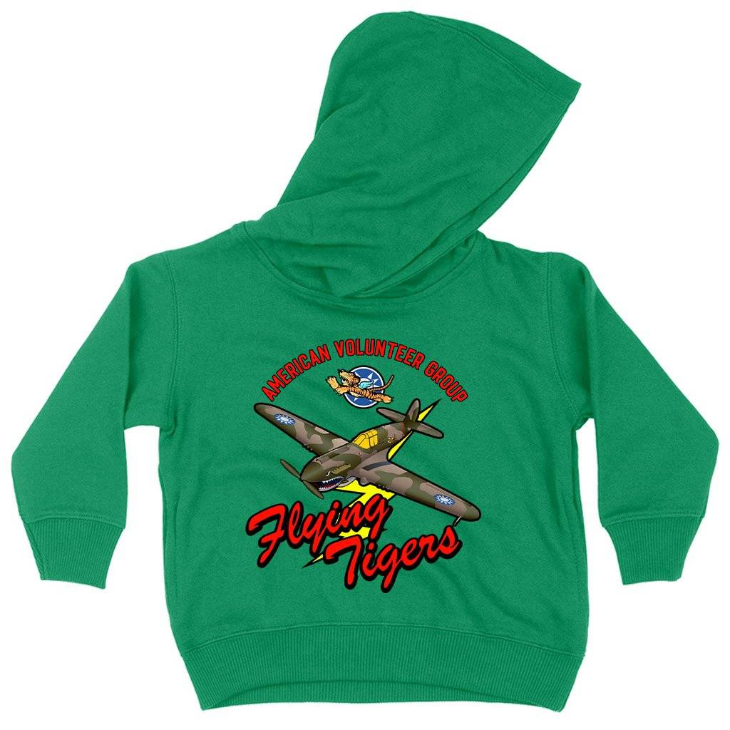 84081-9769f4.jpeg Toddler Flying Tigers Hoodie - Flying Tiger Clothing Kids & Baby Toddler Clothing Color : White|Pink|Kelly