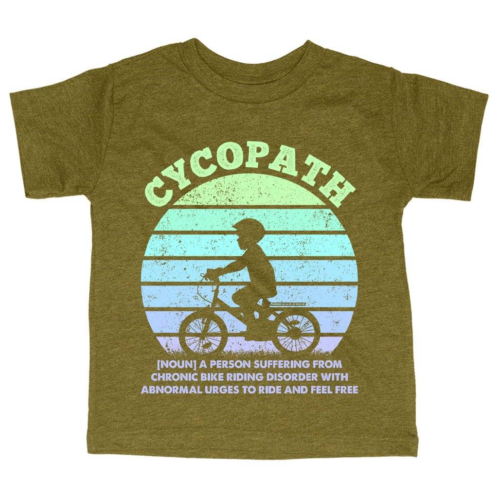 84085-38c9b7.jpeg Triblend Toddler Cycopath T-Shirt - Funny Cycling T-Shirts - Bike T-Shirts Kids & Baby Toddler Clothing Color : Ice Blue Triblend|Olive Triblend|Peach Triblend
