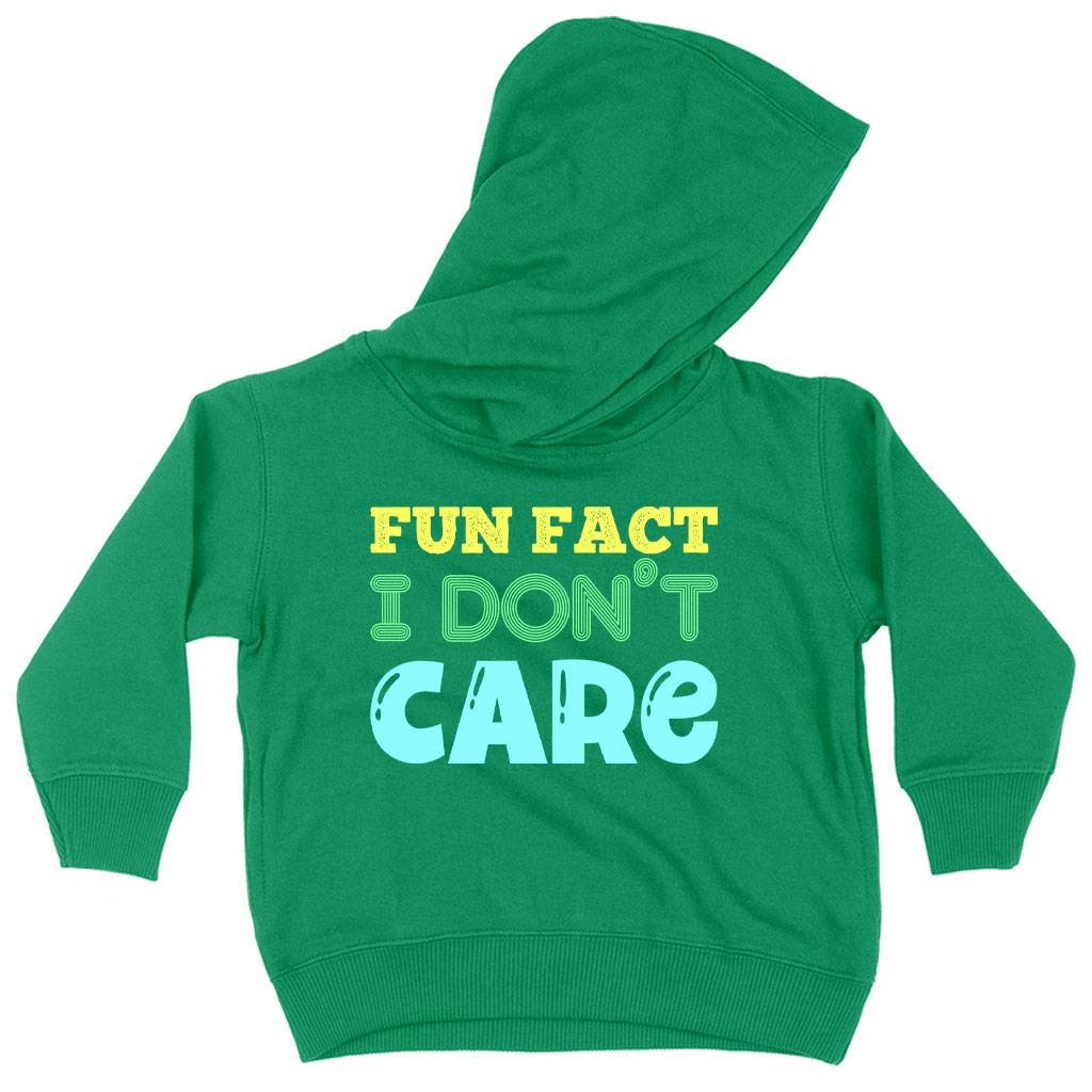 84087-943d83.jpeg Toddler Fun Fact I Don’t Care Hoodie - Sarcastic Hoodies Kids & Baby Toddler Clothing Color : White|Turquoise|Kelly