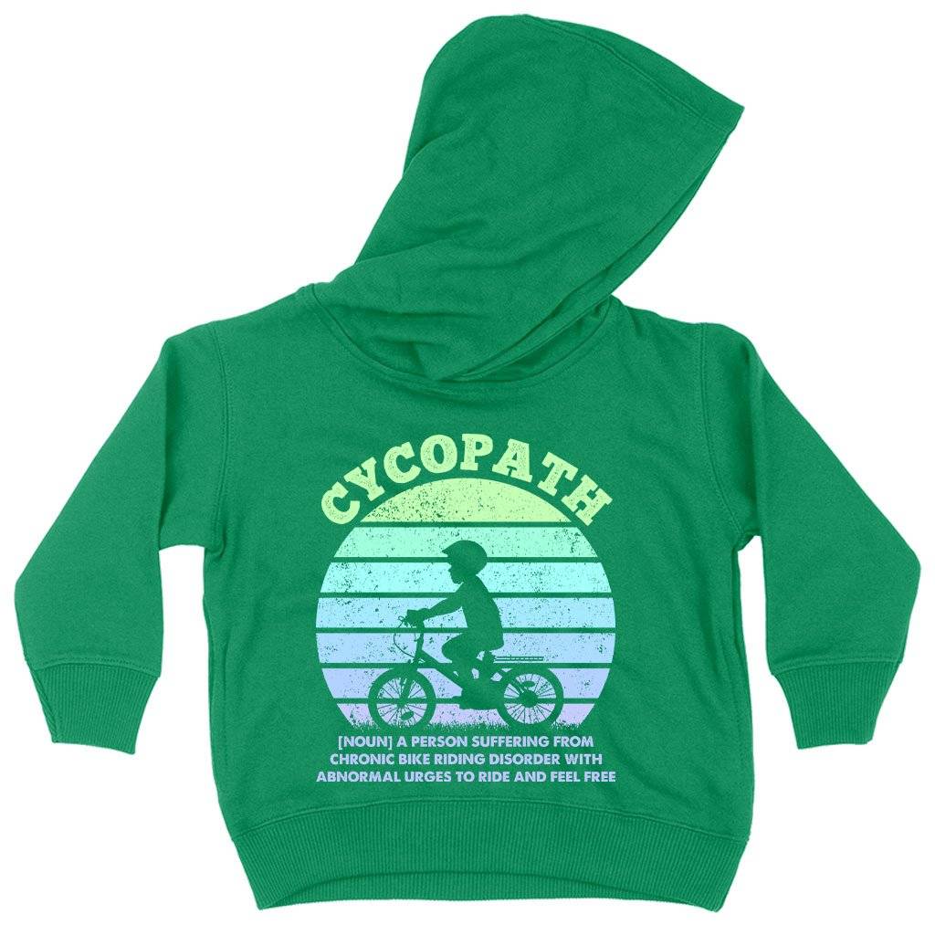 84091-23ca6c.jpeg Toddler Cycopath Hoodie - Funny Cycling Hoodies - Bike Hoodies Kids & Baby Toddler Clothing Color : Black|Pink|Kelly