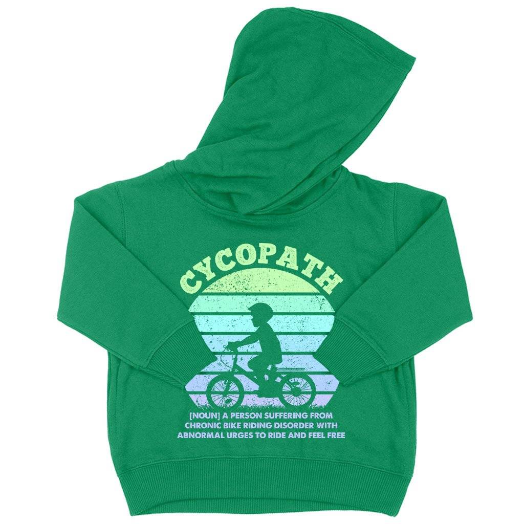 84091-a15785.jpeg Toddler Cycopath Hoodie - Funny Cycling Hoodies - Bike Hoodies Kids & Baby Toddler Clothing Color : Black|Pink|Kelly