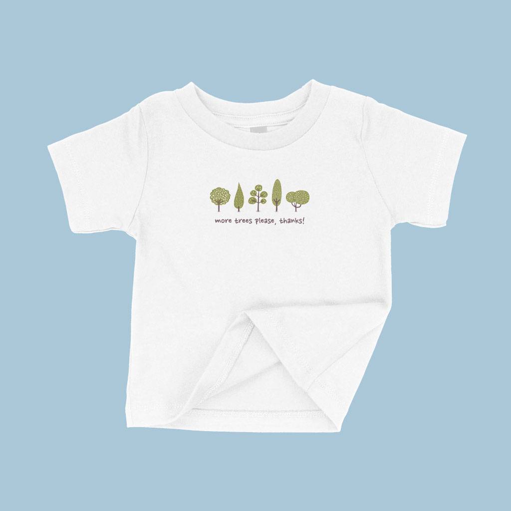 84252-21c02d.jpeg More Trees Please Baby Jersey T-Shirt Baby Clothing Kids & Baby Color : White|Navy|Pink
