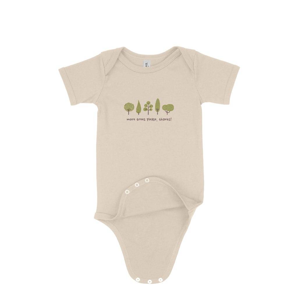 84264-6d9550.jpeg More Trees Please Baby Jersey One-Piece Baby Clothing Kids & Baby Color : White|Heather Dust|Yellow