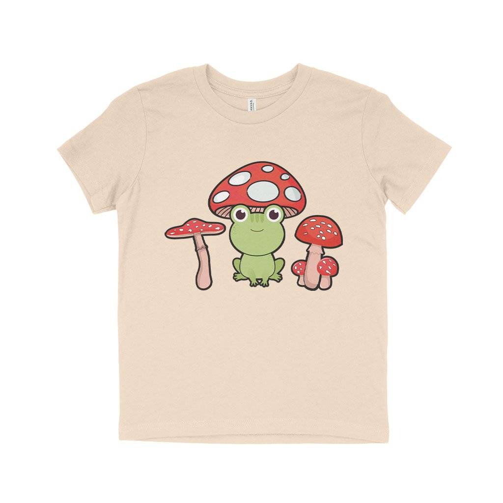 84286-f39c5c.jpeg Kids' Funny Frog T-Shirt - Mushroom Frog T-Shirt - Frog Apparel Kids & Baby Kids' Clothing Color : White|Natural|Columbia Blue