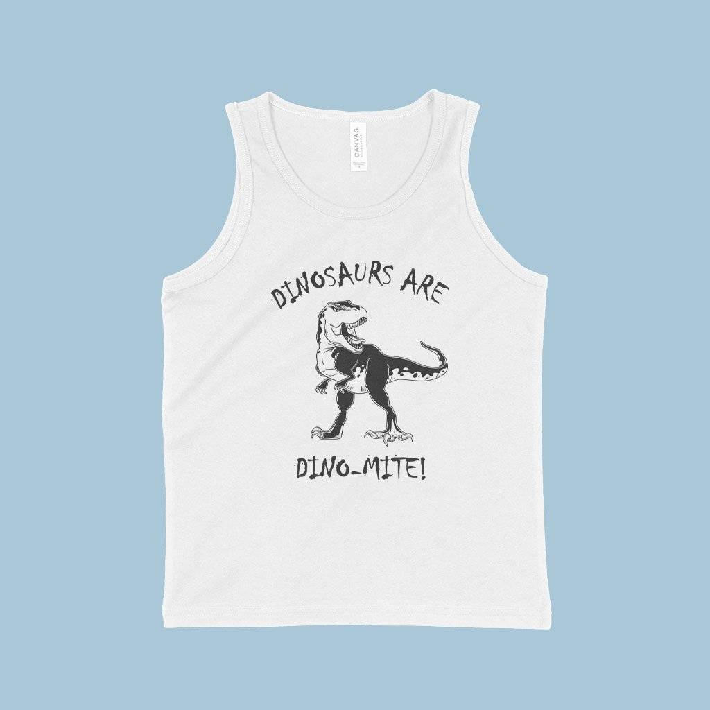 84323-cdc881.jpeg Dinosaur Kids' Tank Top Kids & Baby Kids' Clothing Color : White|Black|Neon Pink