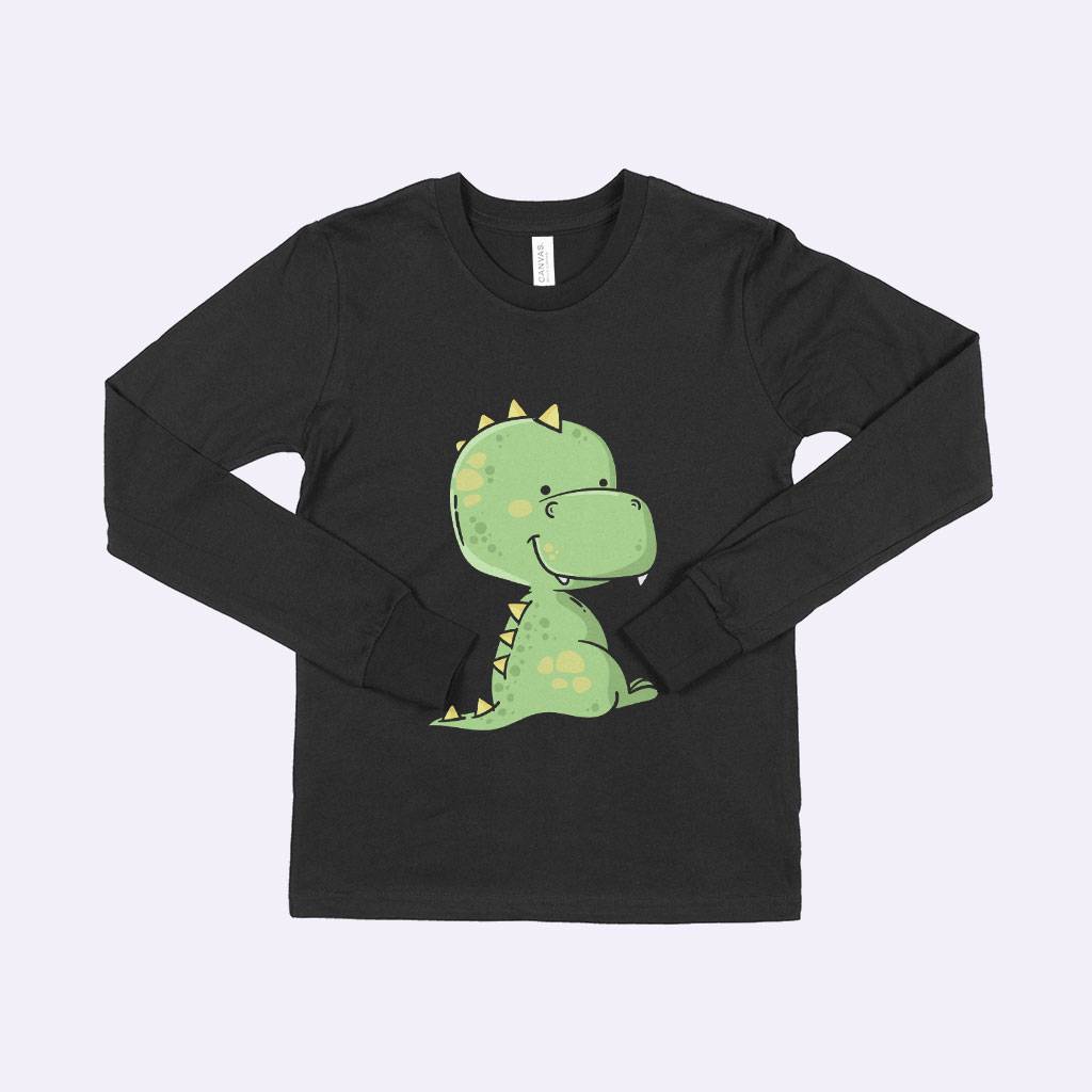 84324-0f5099.jpeg Dinosaur Kids' Long Sleeve Jersey Tee Shirt Kids & Baby Kids' Clothing Color : White|Black|True Royal Blue