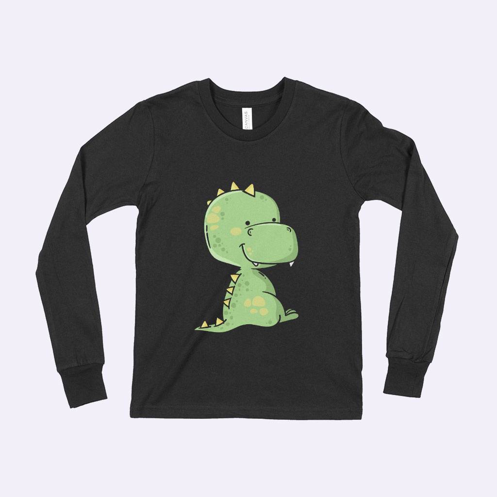84324-9d83c6.jpeg Dinosaur Kids' Long Sleeve Jersey Tee Shirt Kids & Baby Kids' Clothing Color : White|Black|True Royal Blue