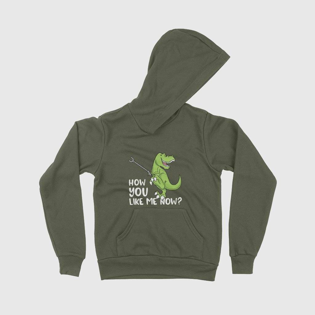 84325-0893c4.jpeg Green Dinosaur Kids' Hoodie Kids & Baby Kids' Clothing Color : Mauve|Athletic Heather|Military Green