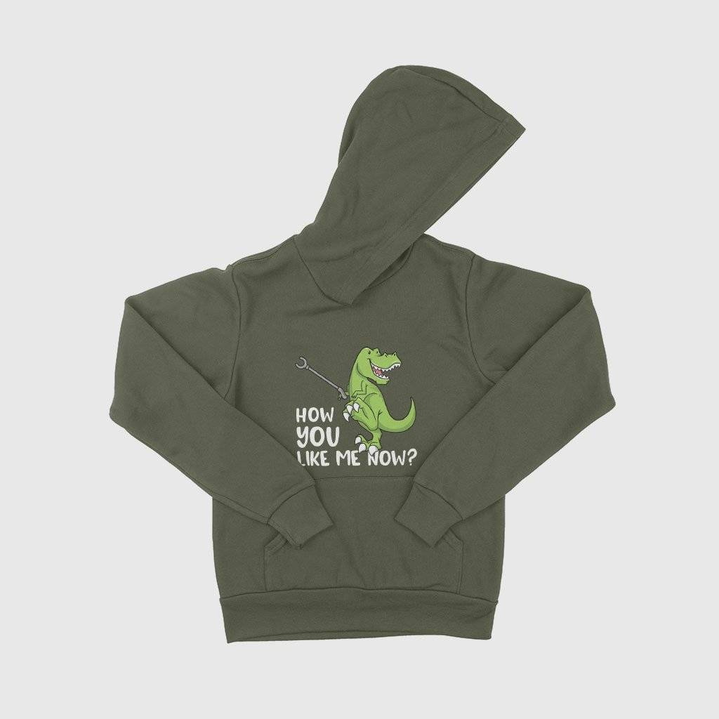 84325-4594cd.jpeg Green Dinosaur Kids' Hoodie Kids & Baby Kids' Clothing Color : Mauve|Athletic Heather|Military Green