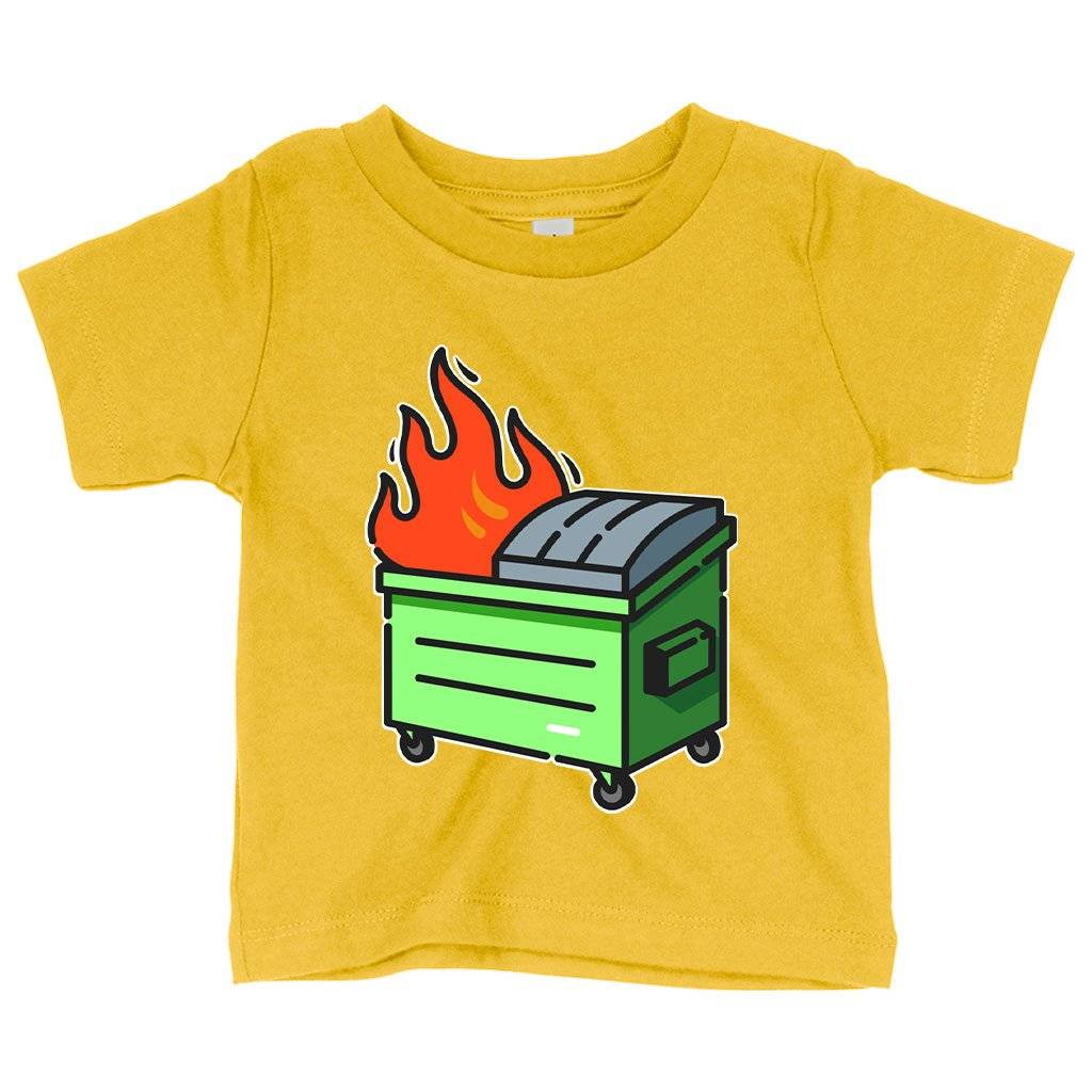 84473-392d5d.jpeg Baby Dumpster Fire T-Shirt - Graphic T-Shirt Baby Clothing Kids & Baby Color : Yellow|Navy|White