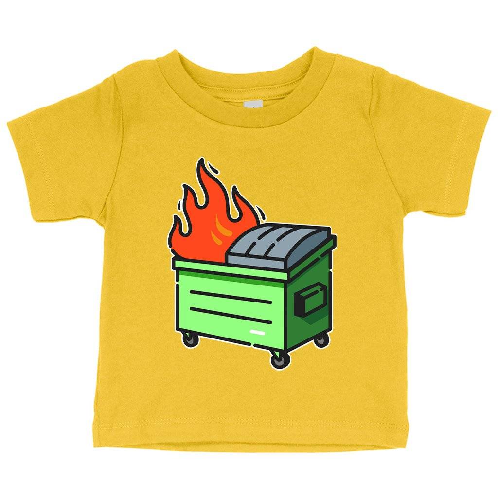 84473-b50c7f.jpeg Baby Dumpster Fire T-Shirt - Graphic T-Shirt Baby Clothing Kids & Baby Color : Yellow|Navy|White