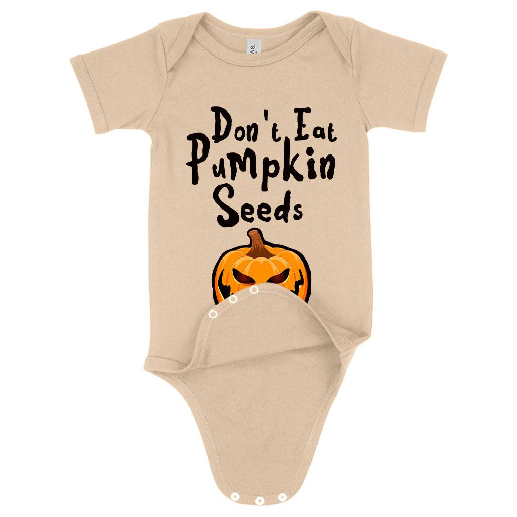 84474-53a1a9.jpeg Baby Jersey Don’t Eat Pumpkin Seeds Onesie - Halloween Onesies Baby Clothing Kids & Baby Color : White|Heather Dust|Pink