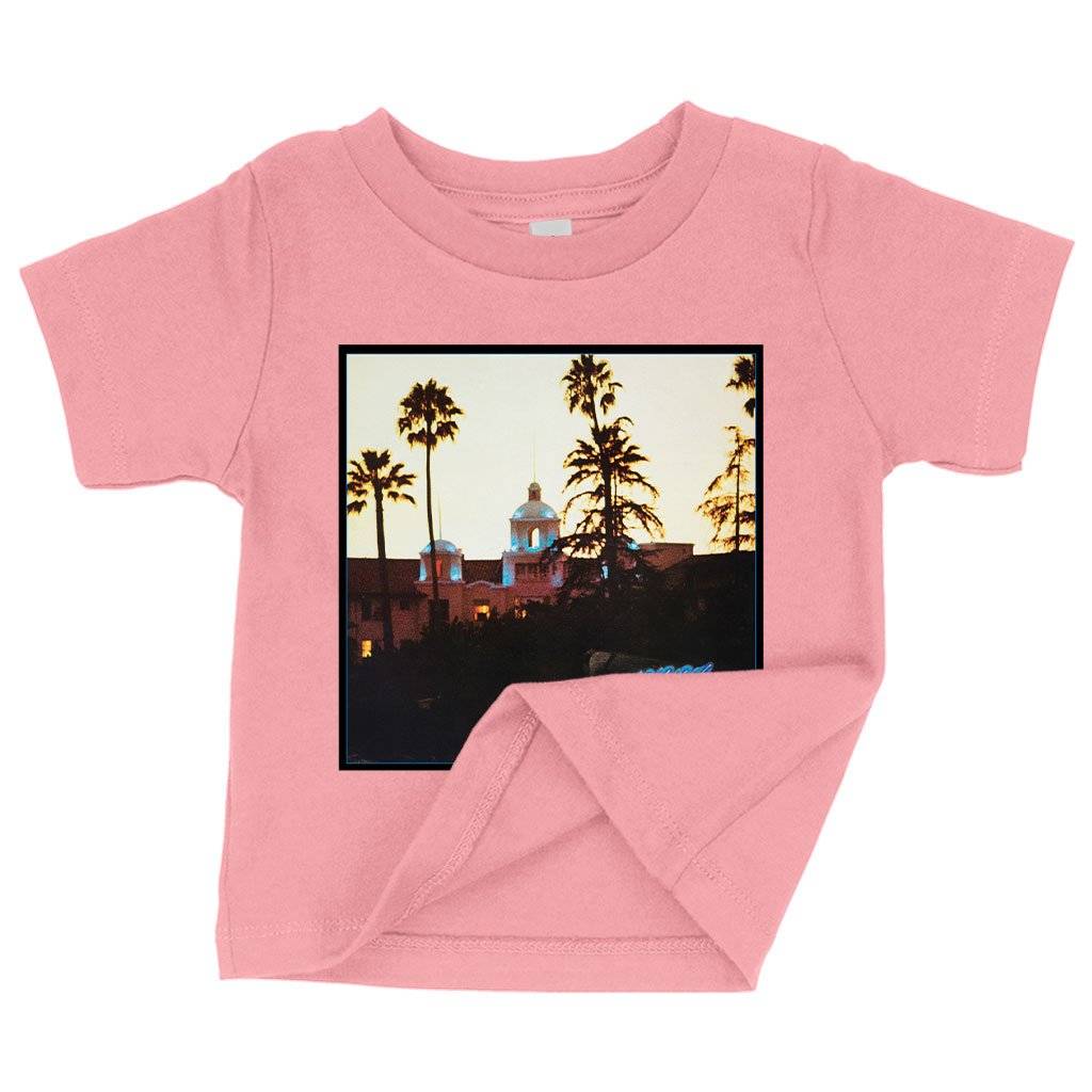 84477-664717.jpeg Baby Eagles Hotel California T-Shirt - Vintage T-Shirts Baby Clothing Kids & Baby Color : Heather Columbia Blue|Pink|Athletic Heather
